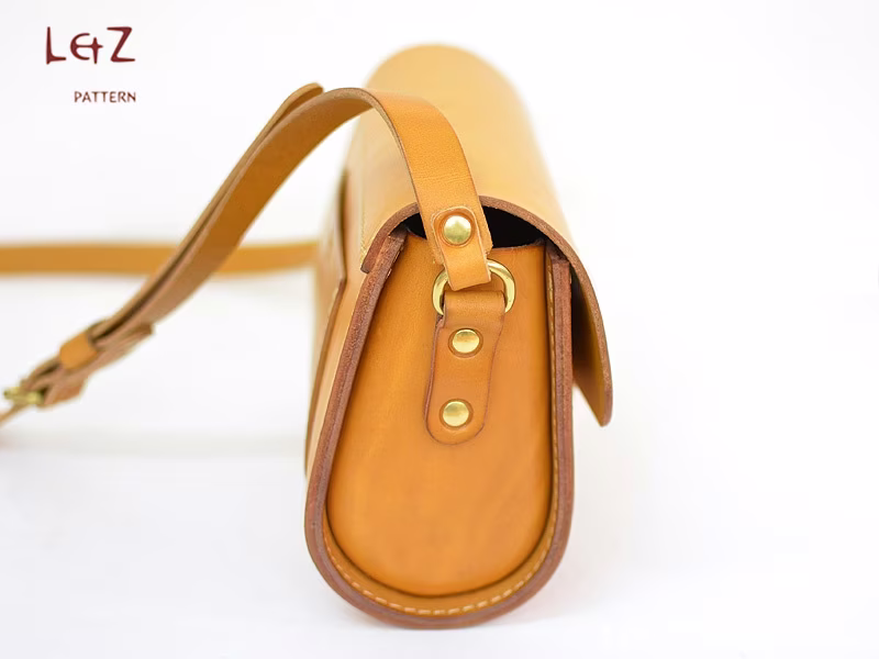 LZpattern 的免费版型单肩包 BXK-09 - 6