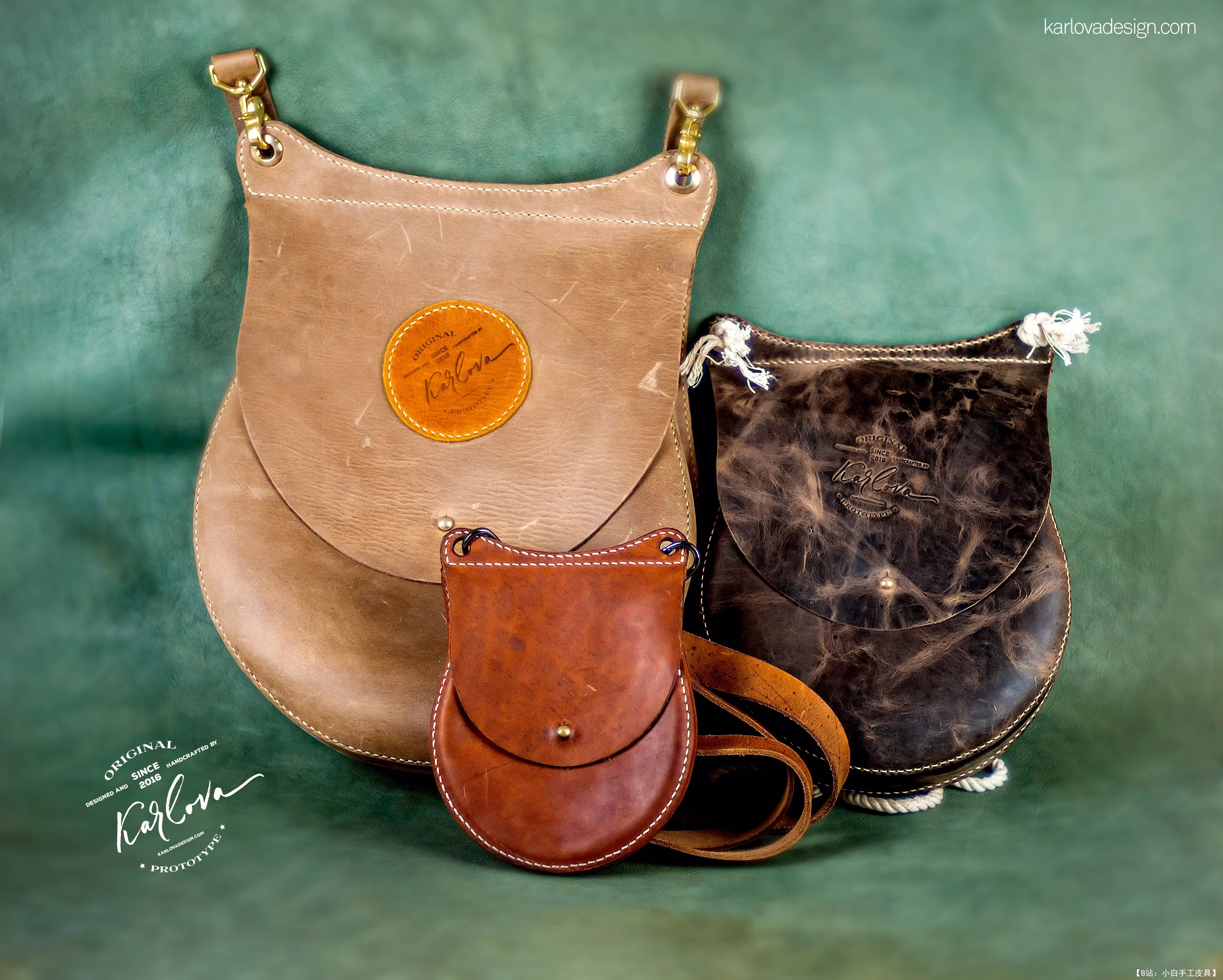 Karlova 设计的免费版型小圆包 - 1