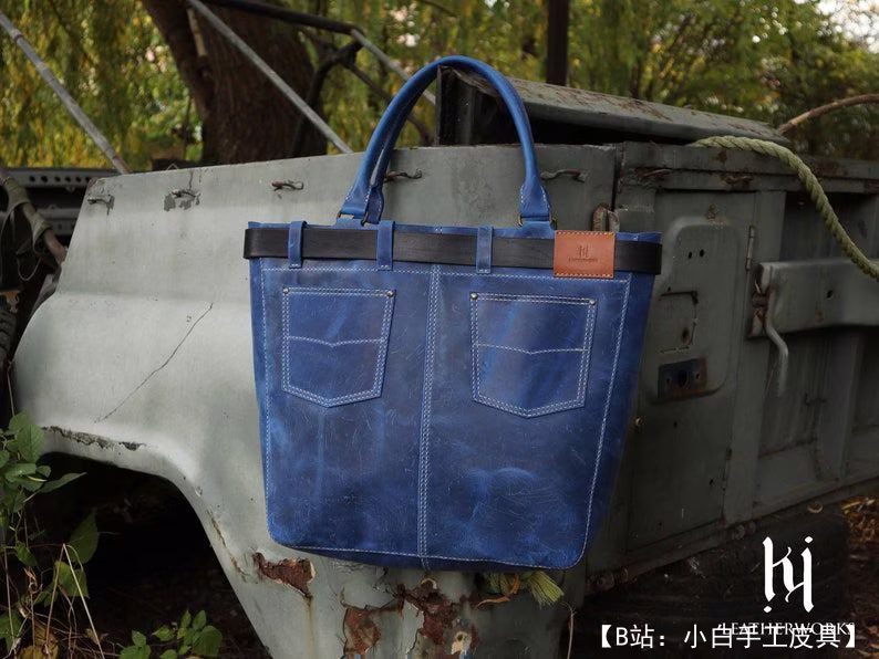 KiLeatherworks 的免费版型手提包 Jeannie - 2