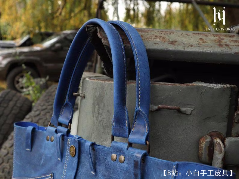 KiLeatherworks 的免费版型手提包 Jeannie - 4