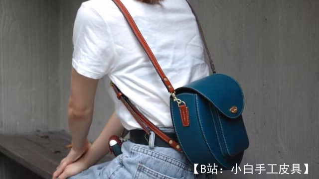 Lavantia Atelier 免费版型双向皮革包，带可拆卸肩带 - 3