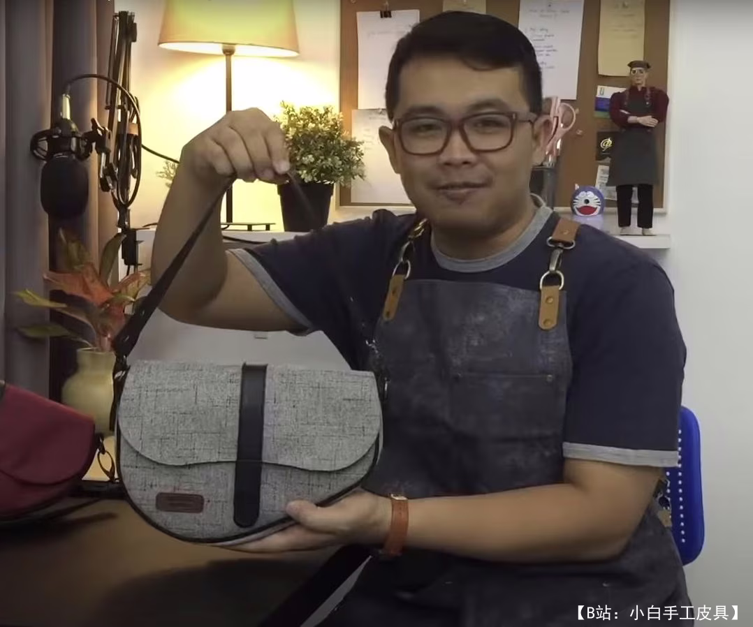 MikoCraft 提供的免费马鞍包版型 - 1