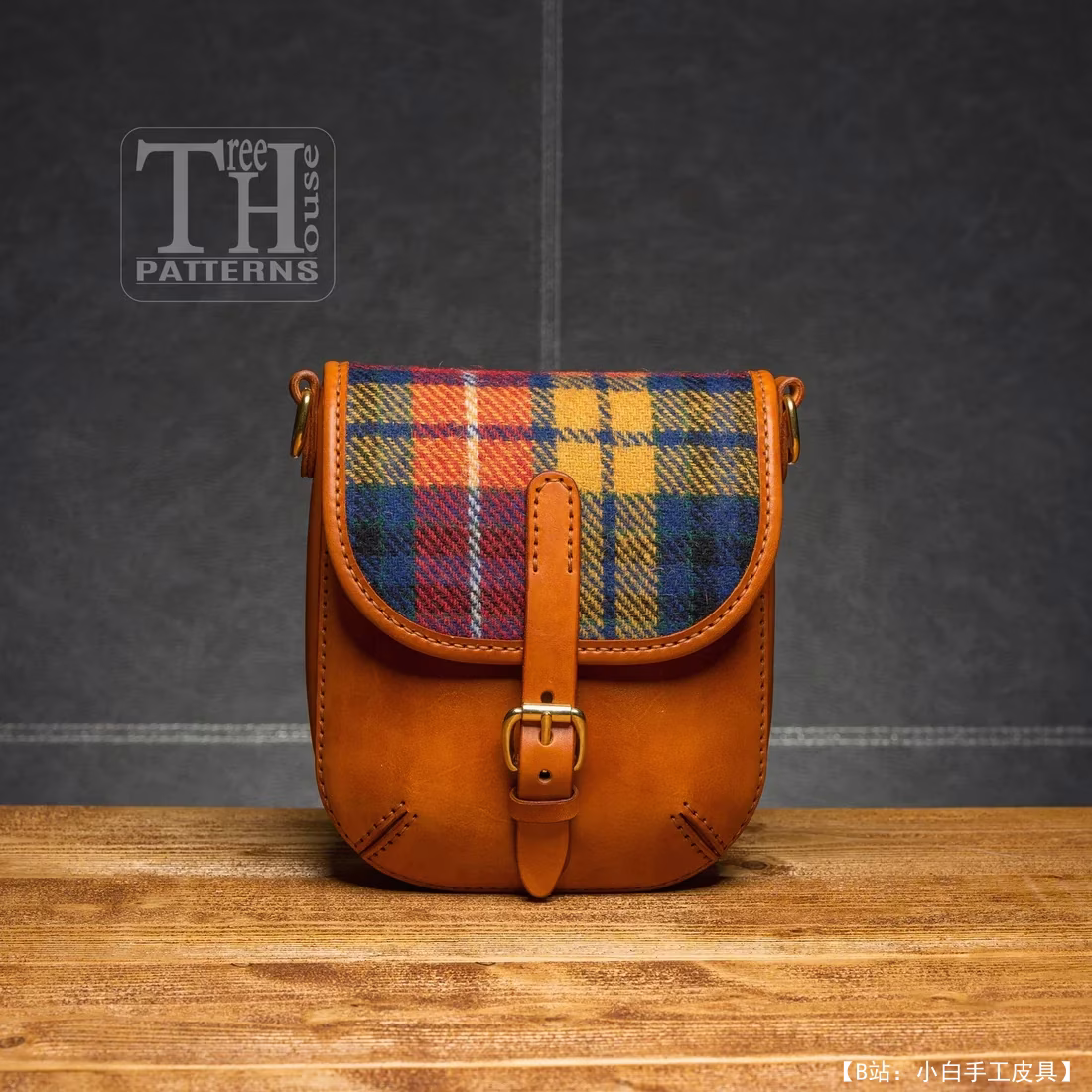 TreeHousePatterns 提供的免费小肩包版型 - 4