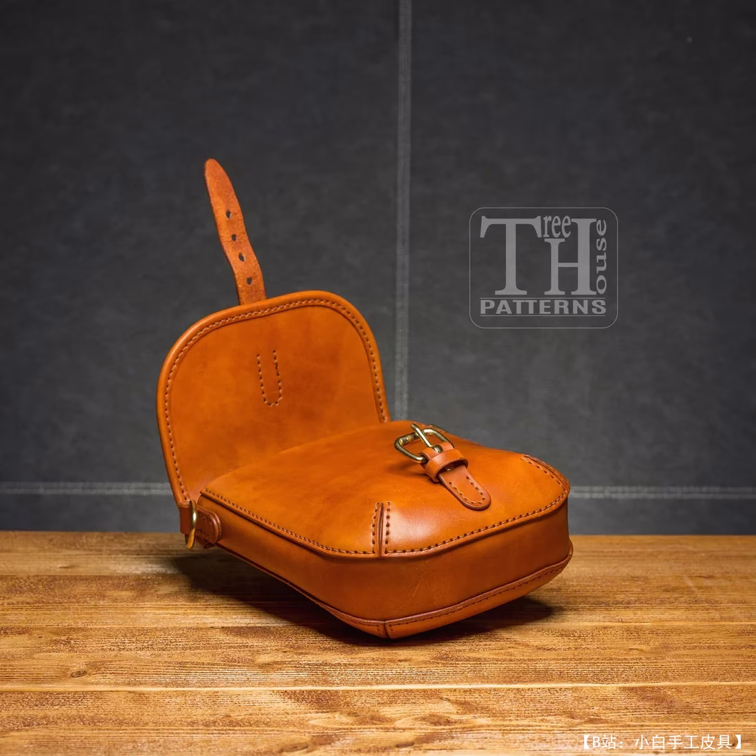 TreeHousePatterns 提供的免费小肩包版型 - 7