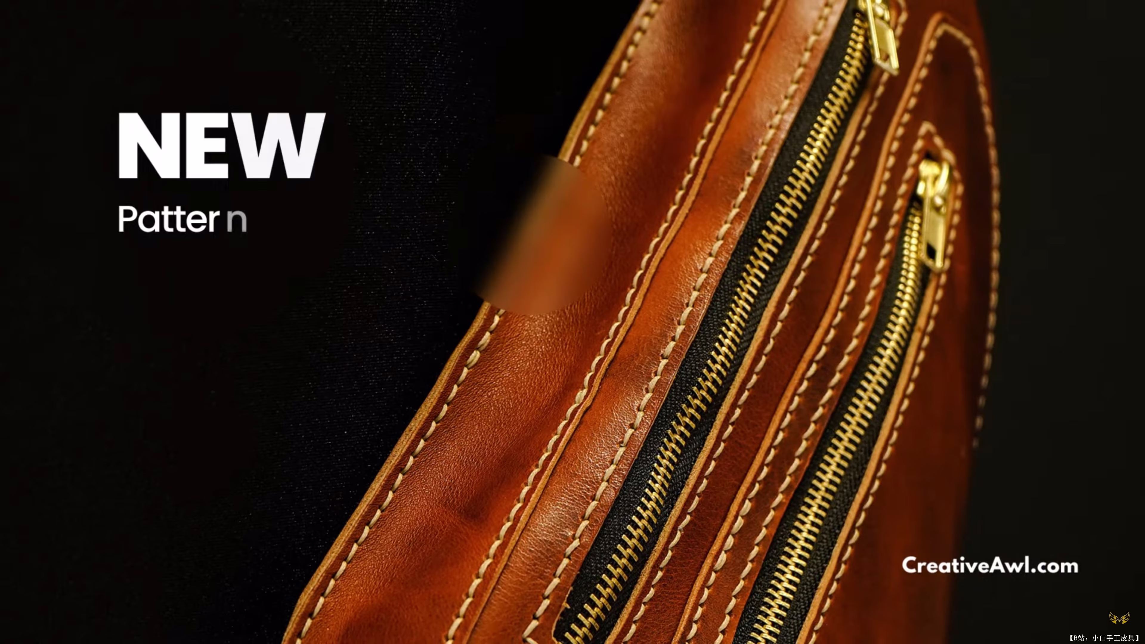 Creative Awl 提供的免费田纳西州吊带袋版型 - 2