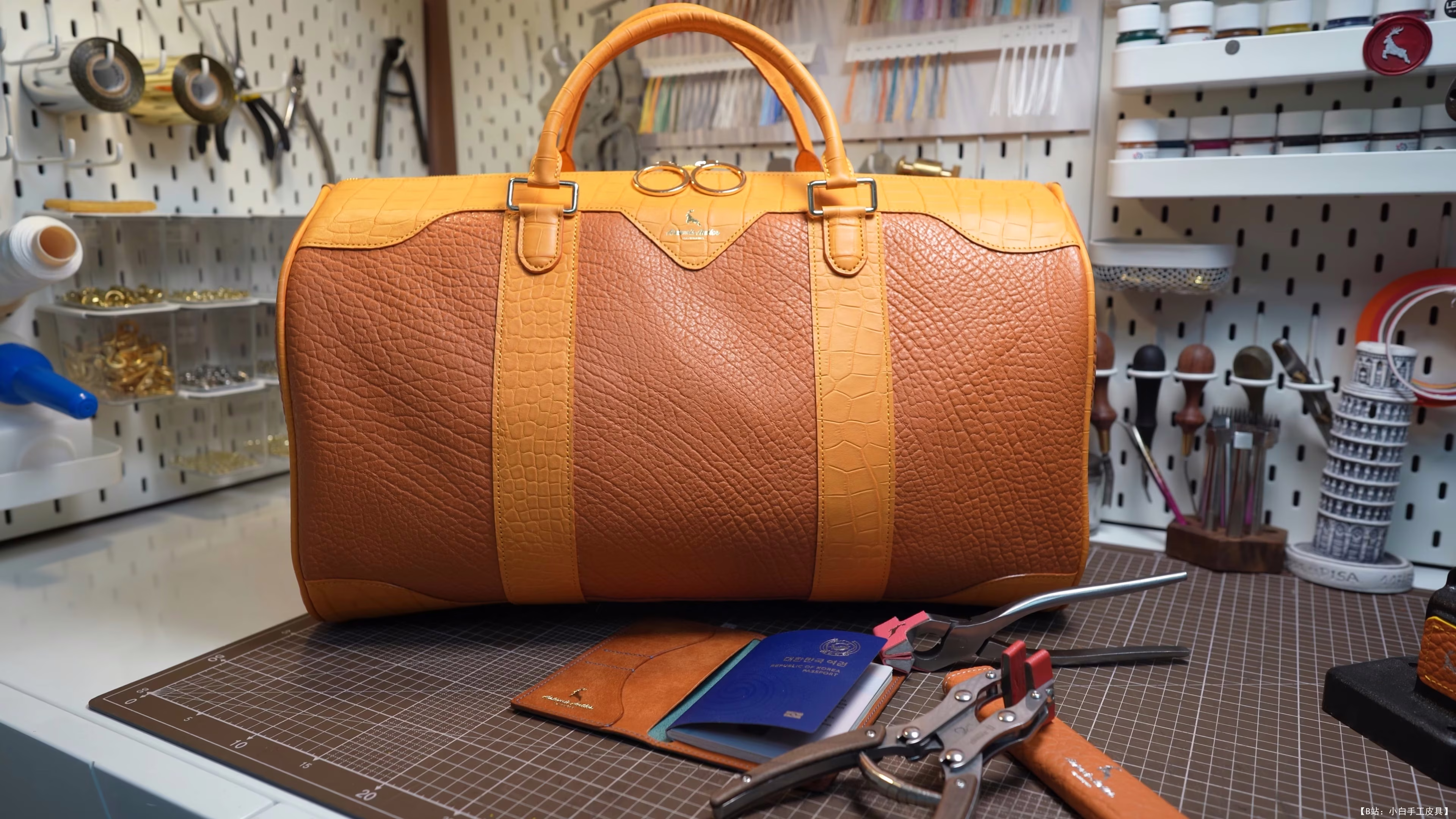 Artemis Antler 设计的免费旅行袋版型 - 1