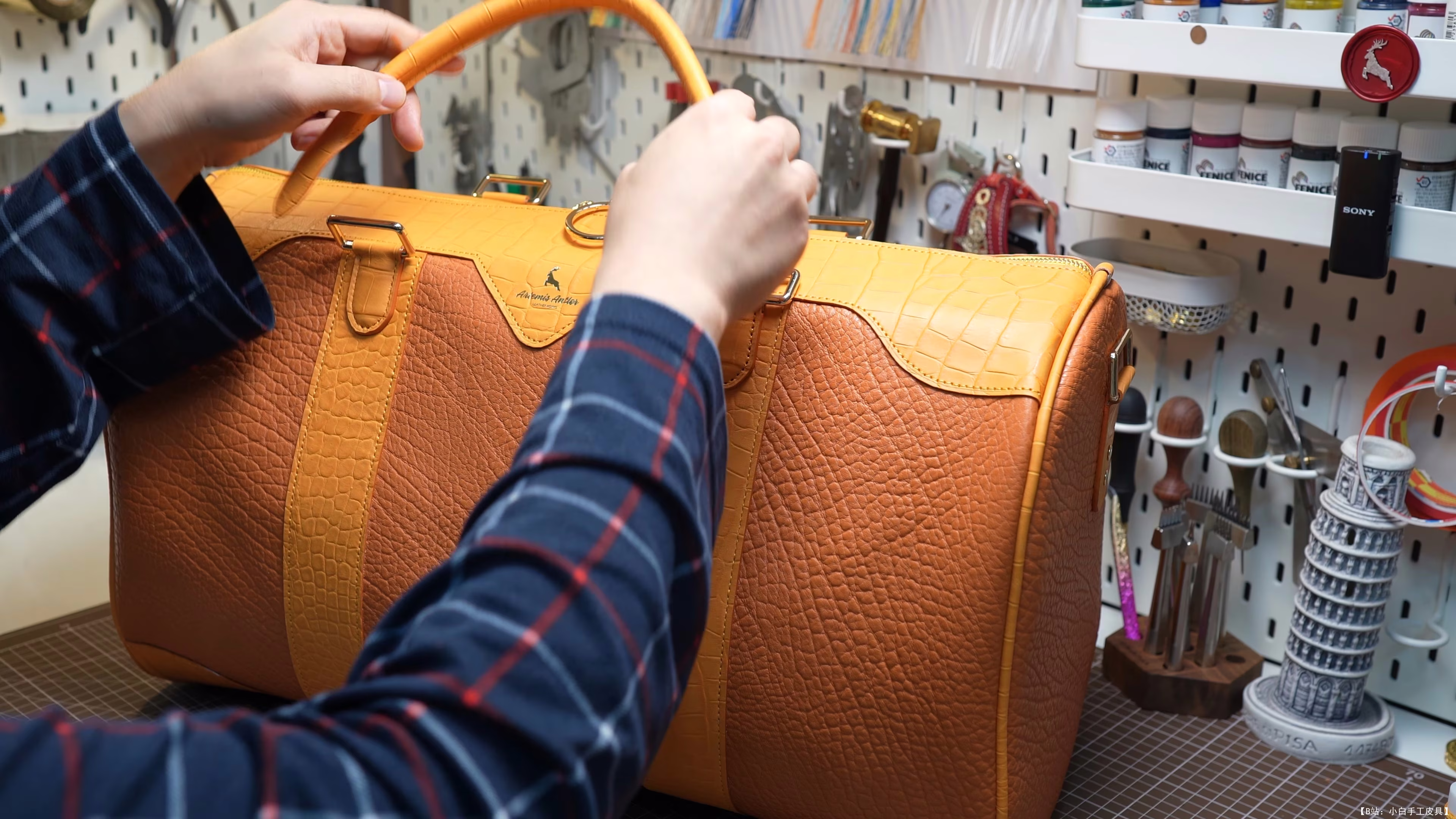 Artemis Antler 设计的免费旅行袋版型 - 5