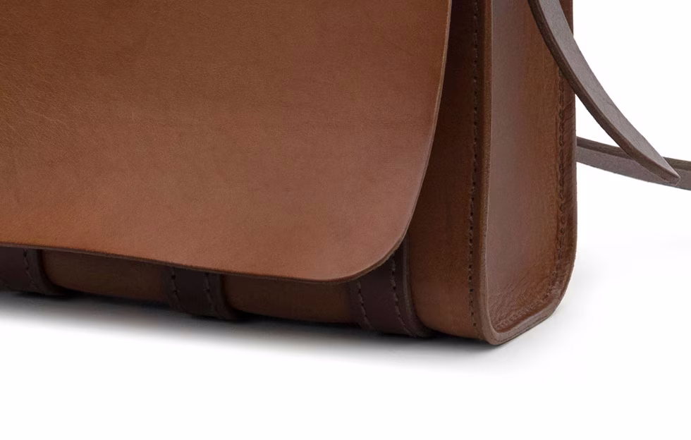 DE BRUIR 版型皮革邮差包 - 8