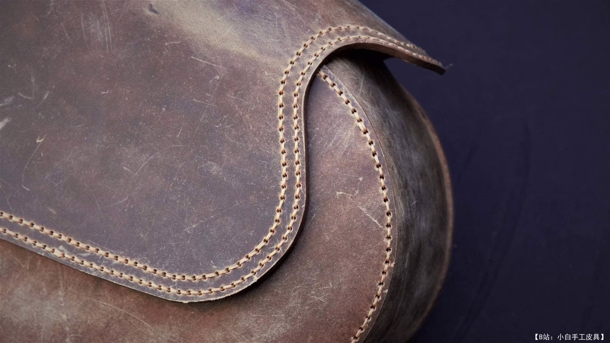 VasileandPavel 摩托车版型皮革侧包 - 4