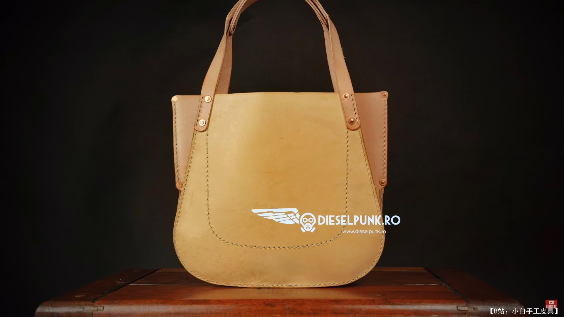 带铆钉的购物袋版型来自 DieselpunkRo - 1