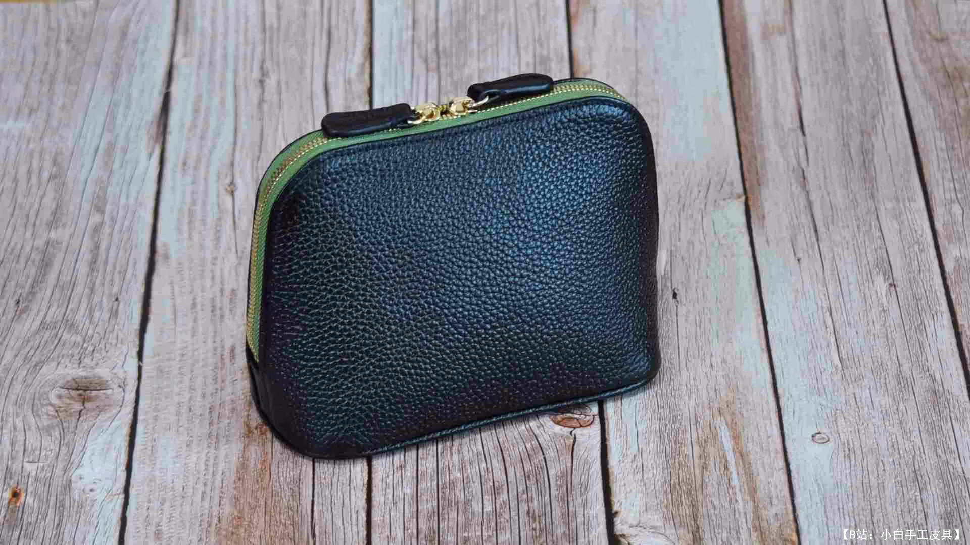 Taeyarh 皮革无版型皮革化妆包 - 1