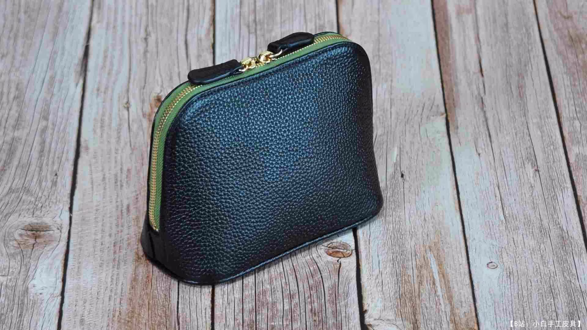 Taeyarh 皮革无版型皮革化妆包 - 2