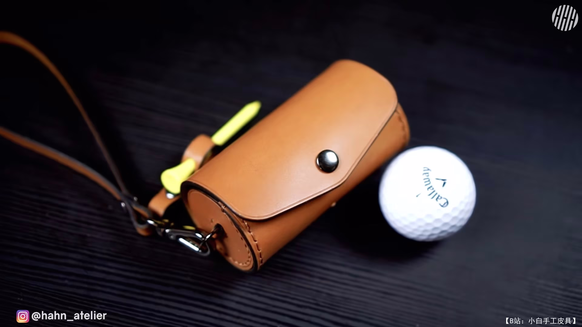 免费 Hahns Atelier 皮革高尔夫球包版型 - 1
