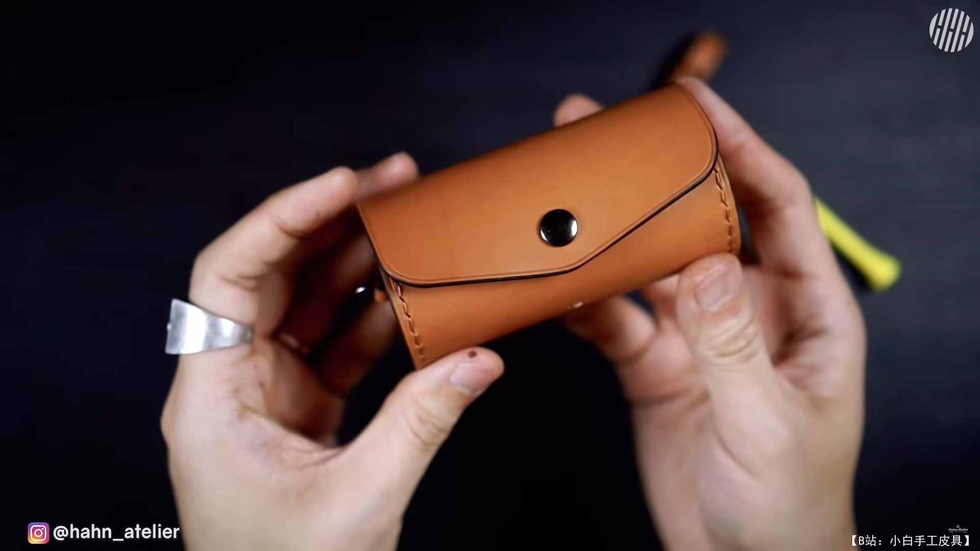 免费 Hahns Atelier 皮革高尔夫球包版型 - 2