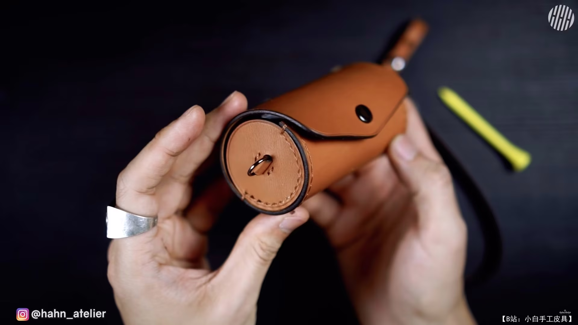 免费 Hahns Atelier 皮革高尔夫球包版型 - 3