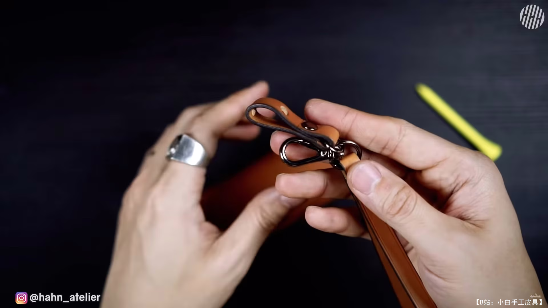 免费 Hahns Atelier 皮革高尔夫球包版型 - 5