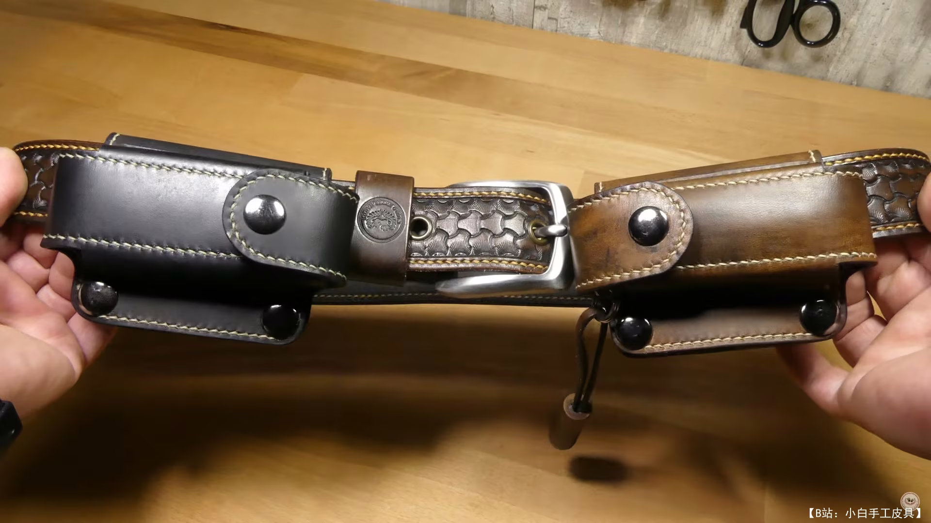 Cuero entre manos 的免费版型腰带刀盒 - 1