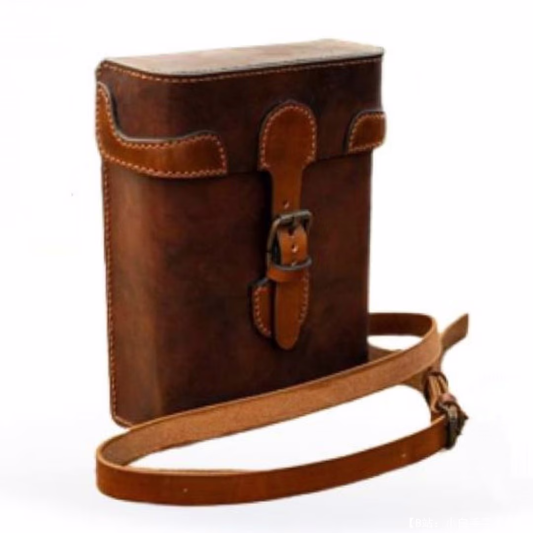 来自 1olgoo.ir 的双筒望远镜盒免费版型 - 1