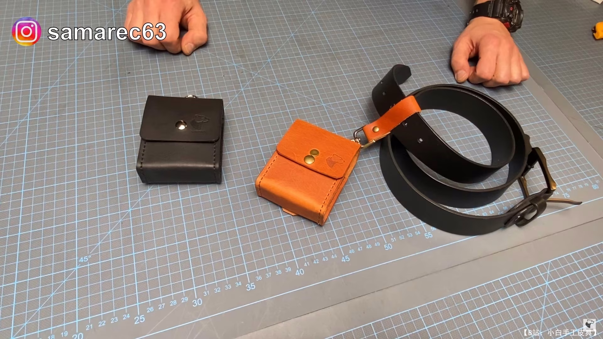 Leathercraft Berlin 的免费版型皮革烟盒 - 2