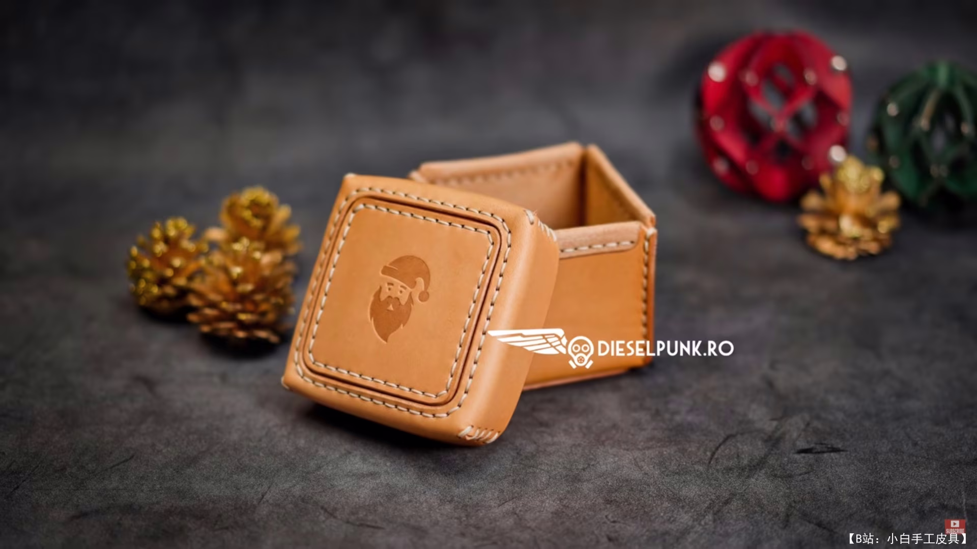 DieselpunkRo 免费版型皮革礼品盒 - 1