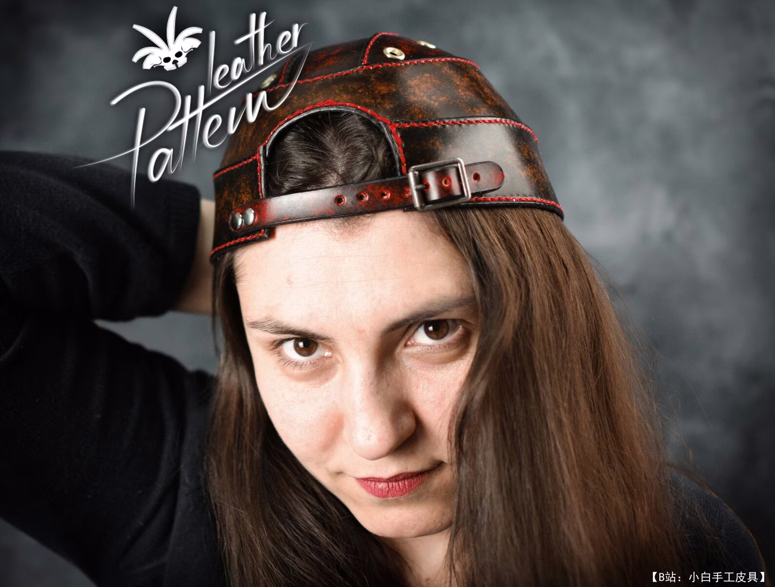 来自 LeatherHubPatterns 的免费皮帽版型 - 4