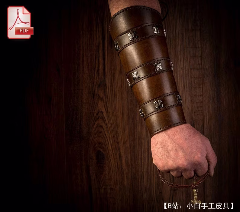 TreeHousePatternUK 的免费版型皮革护腕和手链 - 2