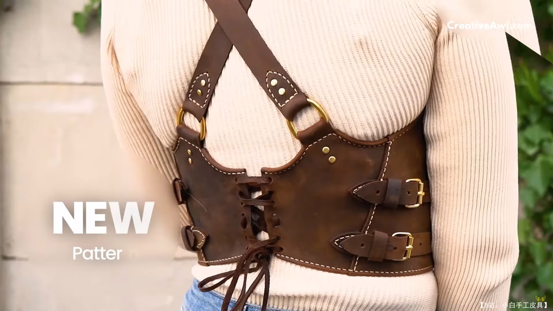 免费版型皮革 Torvi 下胸紧身胸衣 by Creative Awl - 3