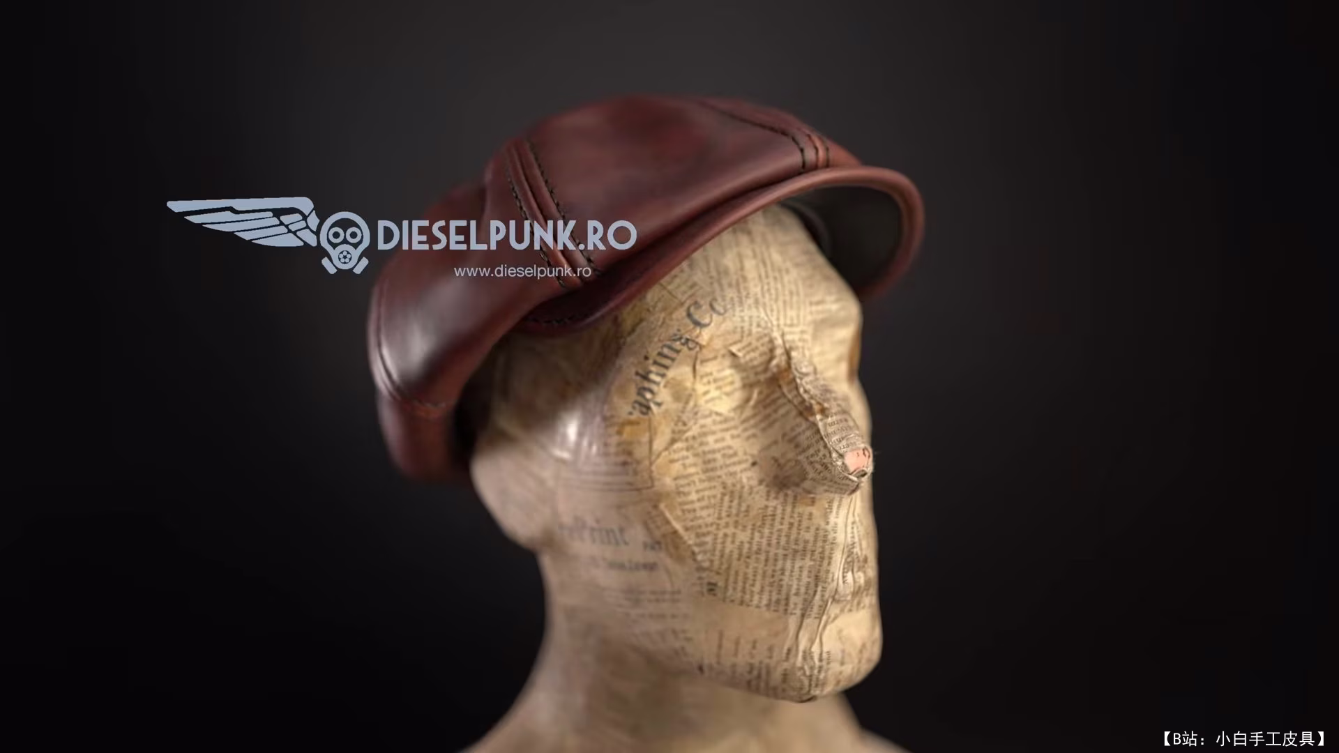 DieselpunkRo 免费版型六件式和八件式皮帽 - 2