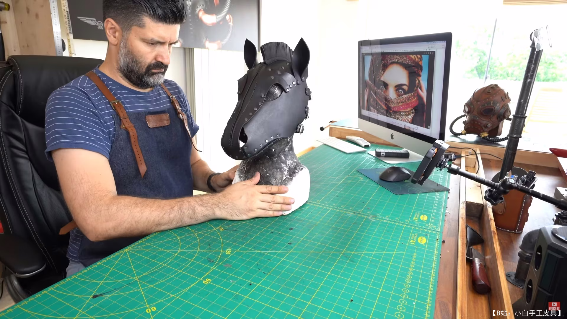 DieselpunkRo 设计的免费马面具版型 - 2