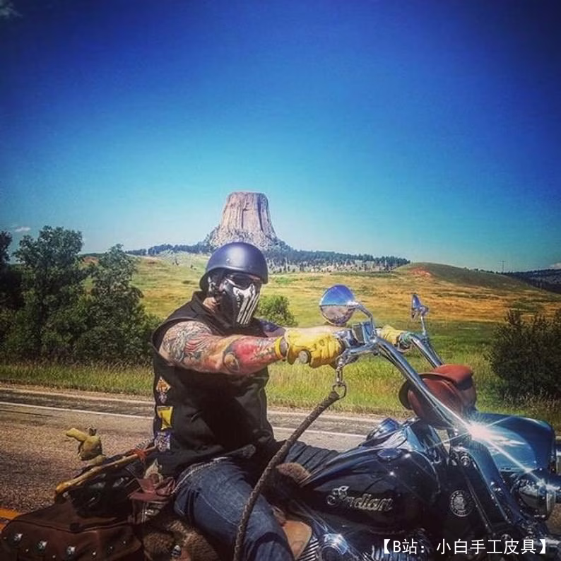 骑自行车者惩罚者的版型面具 - 3