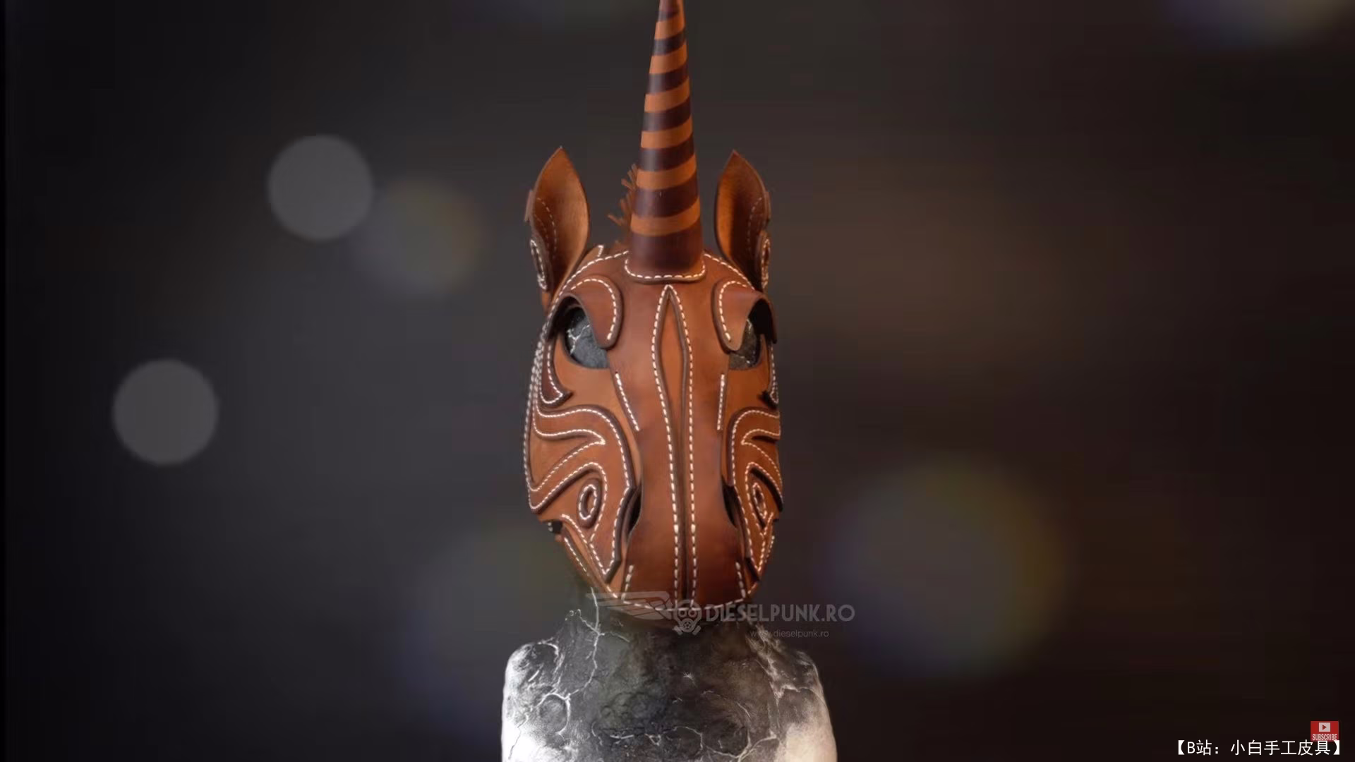 DieselpunkRo 的独角兽面具版型 - 4