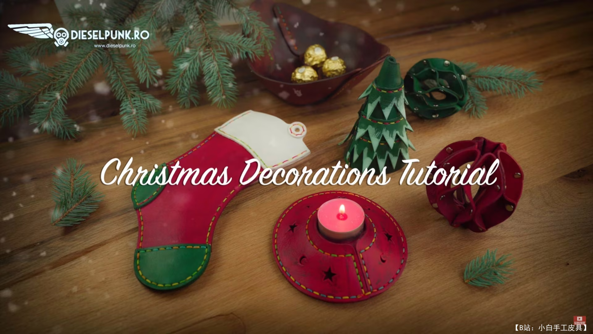 来自 DieselpunkRo 的免费版型 DIY 圣诞装饰品 - 1