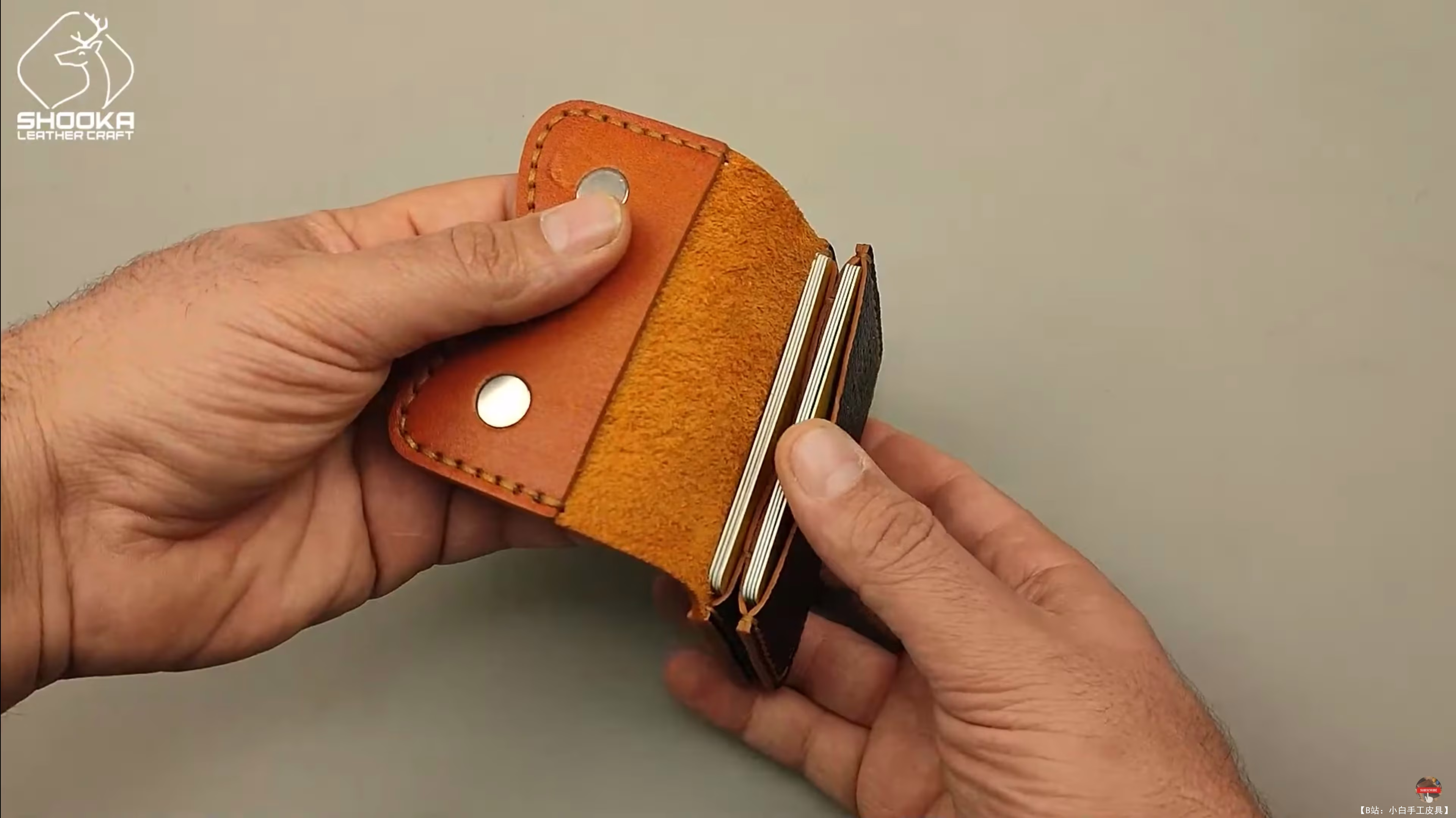 Shooka Leather 提供的免费持卡人模板 - 5