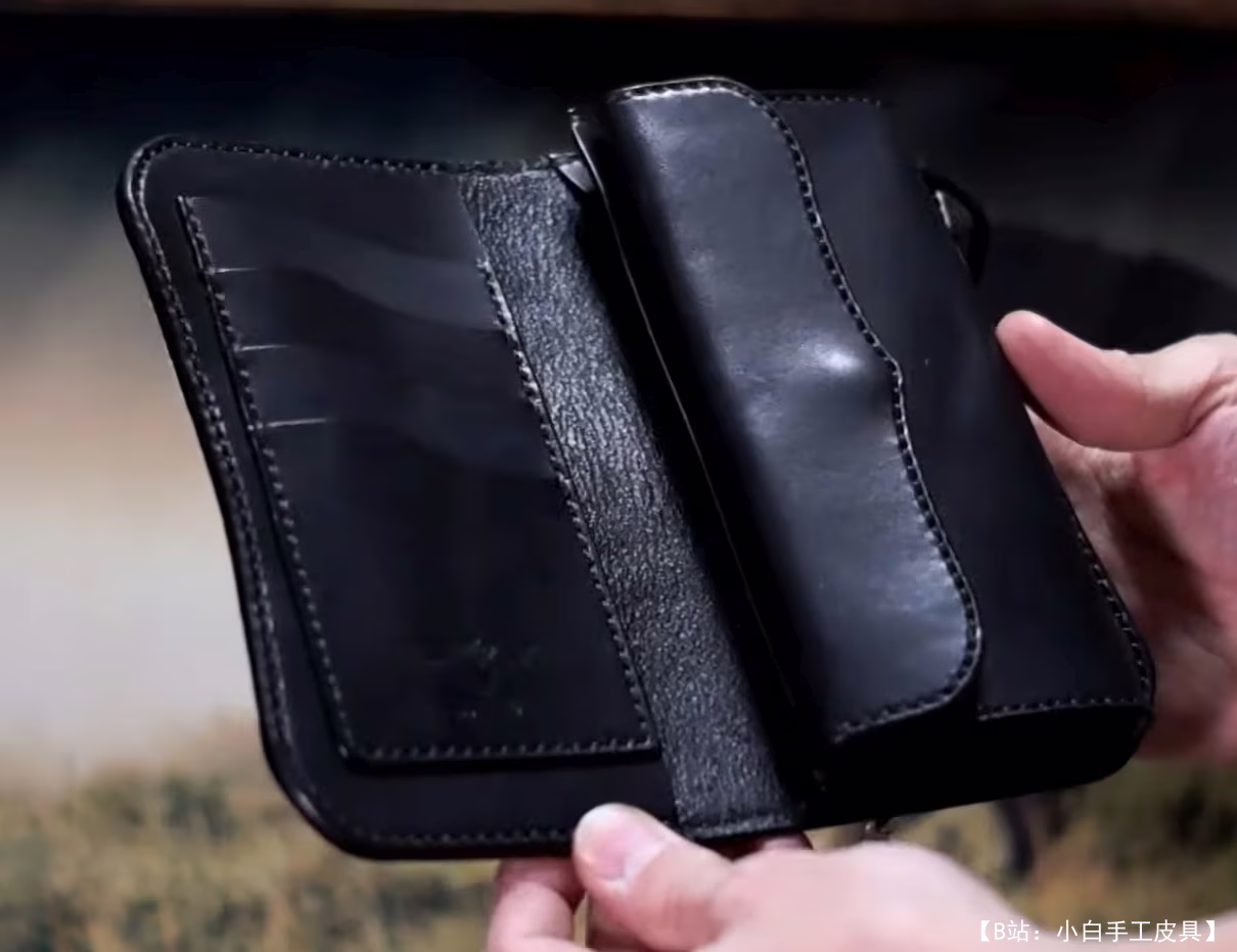 免费鳄鱼皮骑行钱包版型 - 4