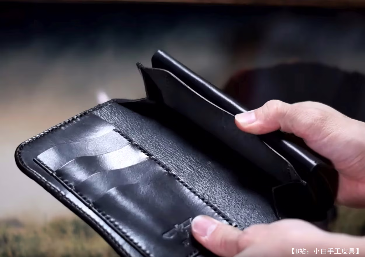 免费鳄鱼皮骑行钱包版型 - 5