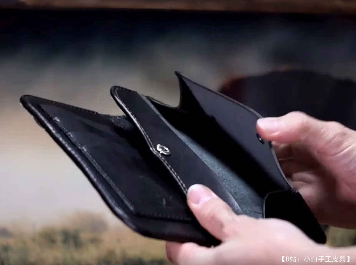 免费鳄鱼皮骑行钱包版型 - 6