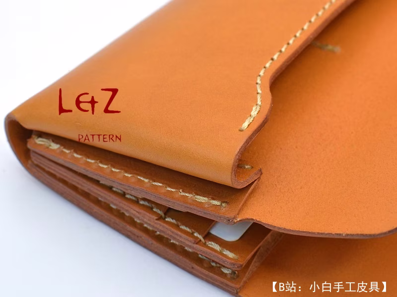 Kuscu Leather 2 工作室提供的免费长钱包模板 - 5