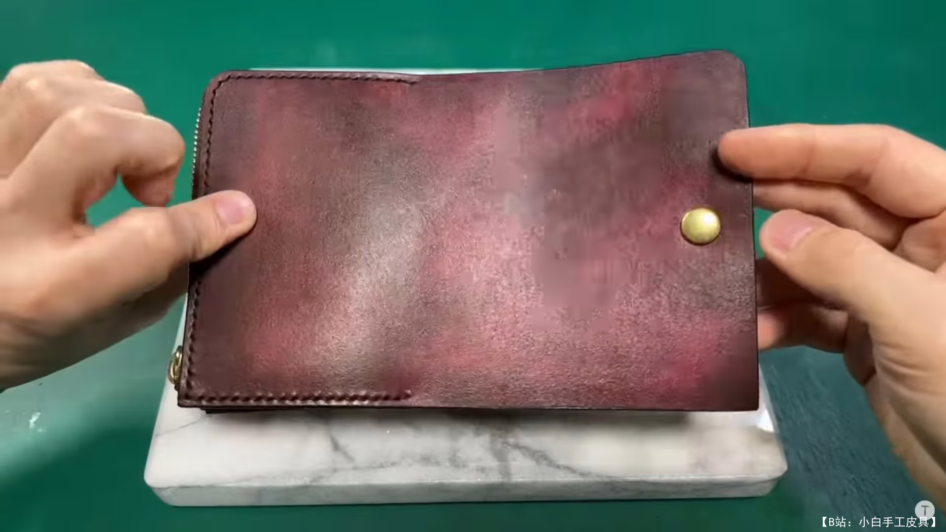 Maju T Works 免费版型双折拉链钱包 - 5