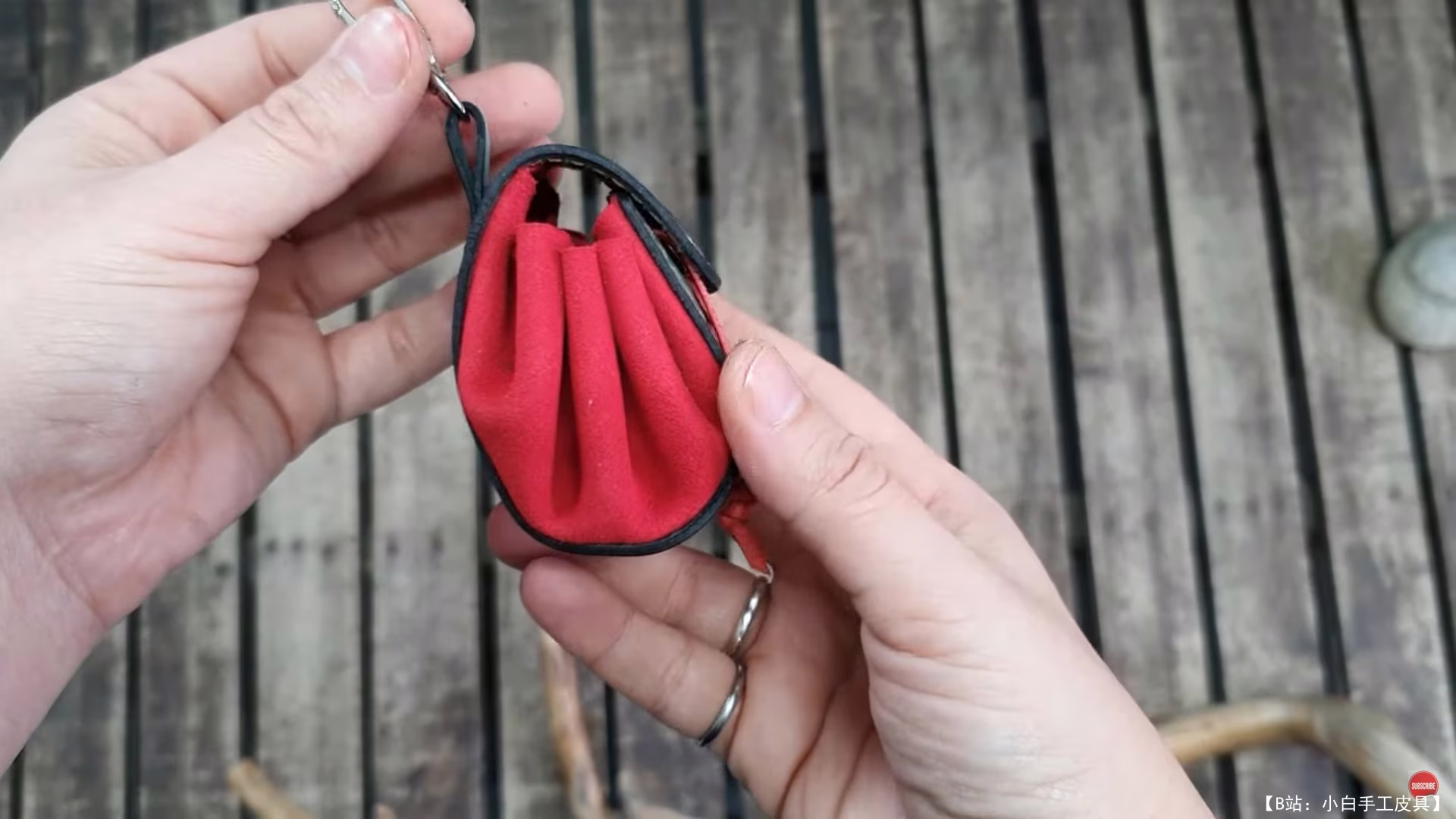 免费版型抽绳迷你零钱包圣诞版 2 由 Eleana Workshop 设计 - 3