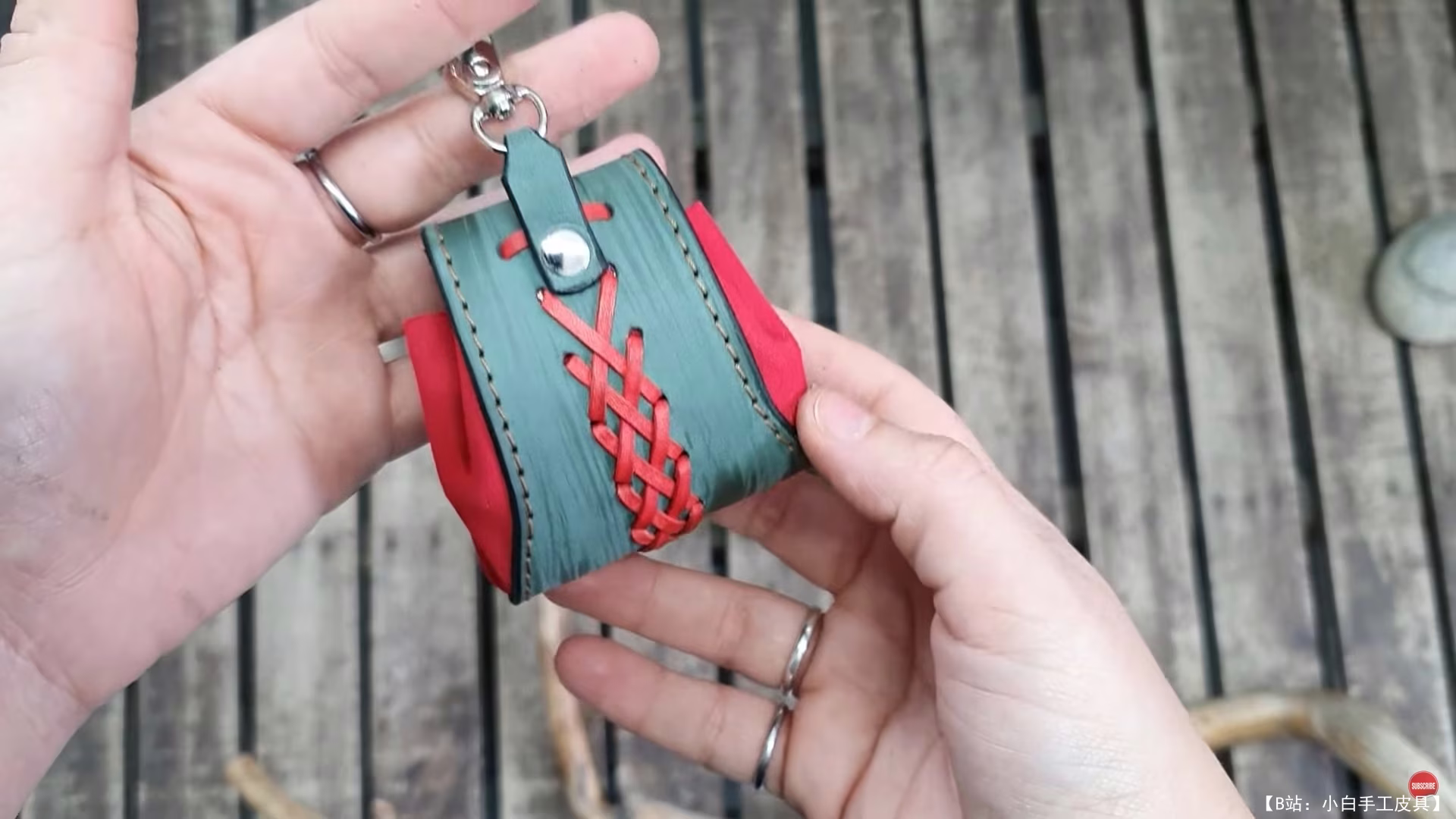 免费版型抽绳迷你零钱包圣诞版 2 由 Eleana Workshop 设计 - 4