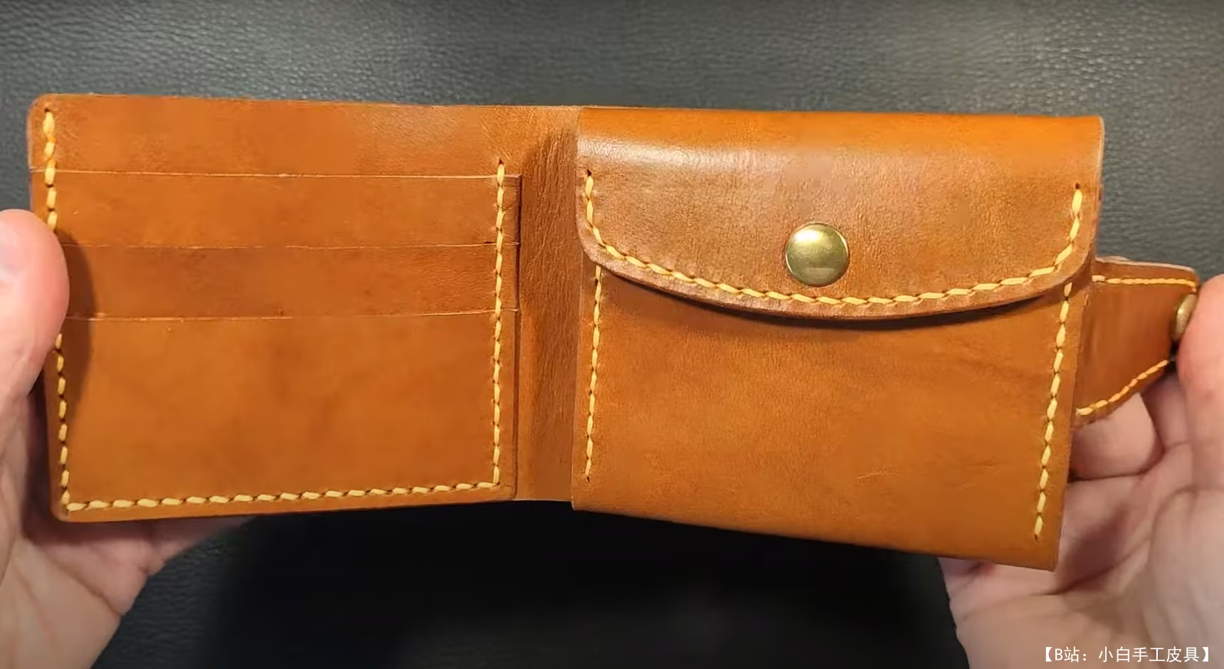 Zodiac Bulgaria 带零钱袋的双折钱包的免费版型 - 1