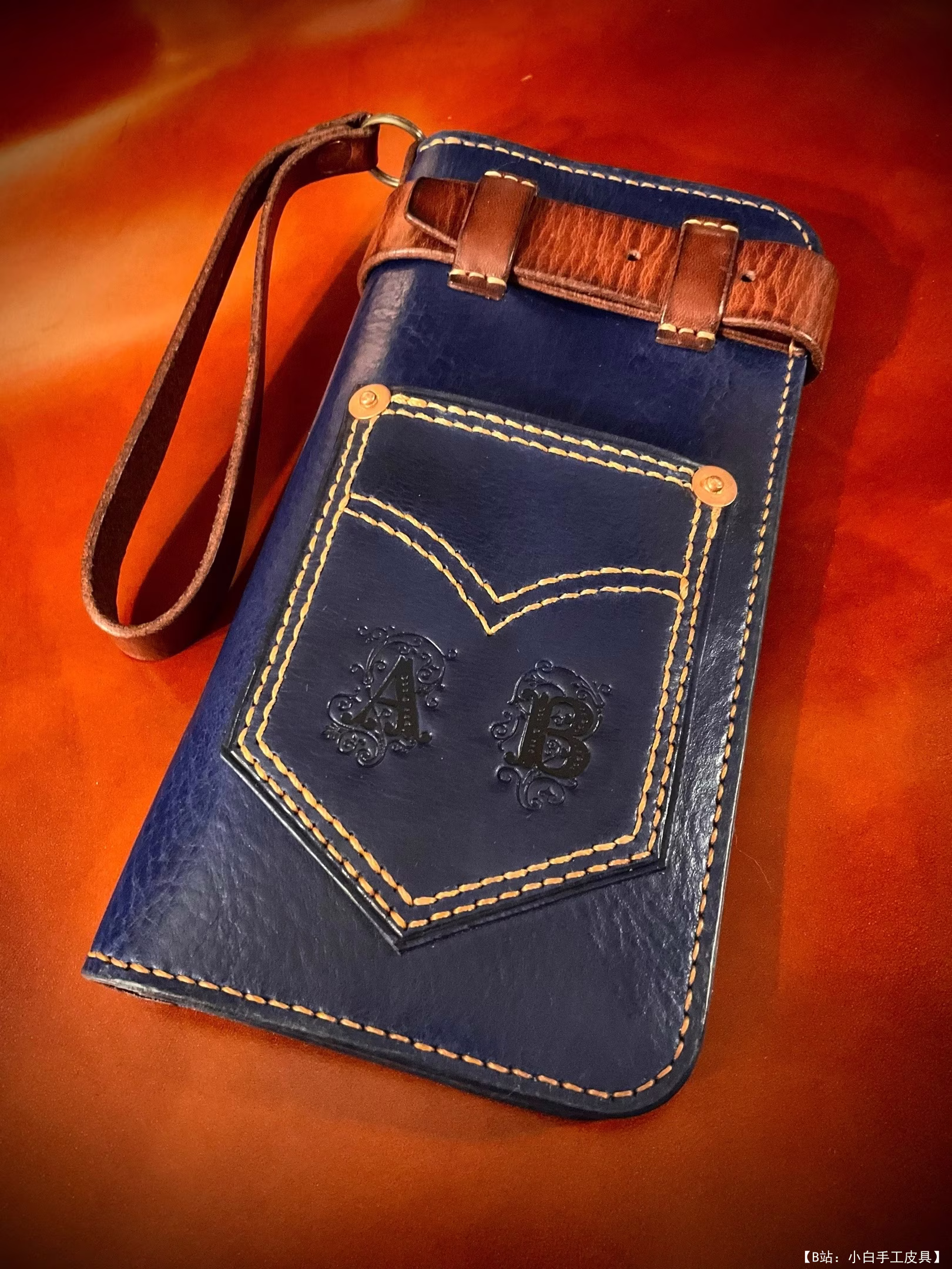 Eleana Workshop 的免费版型牛仔裤设计长钱包 - 1