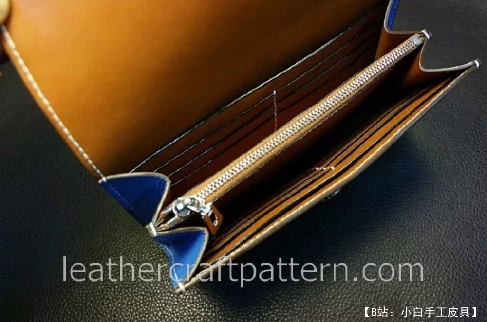 LCP Design 的免费版型大号钱包式手拿包 LWP-12 - 3