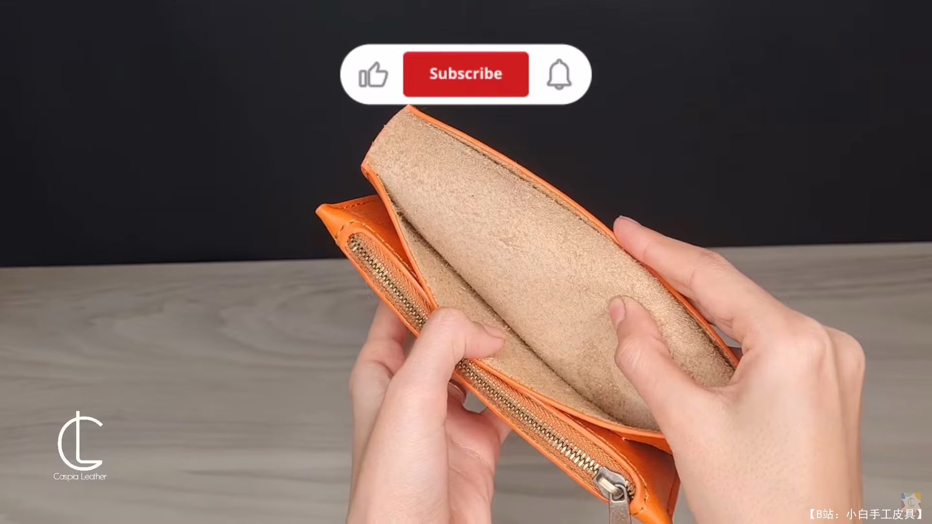 Caspia Leather 免费版型长款皮革钱包 - 6