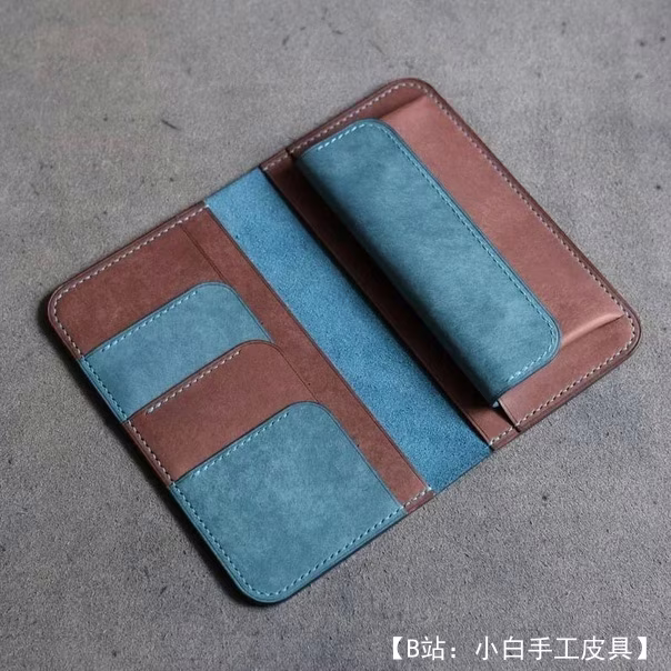 DS Leather Goods 的免费版型带硬币夹的加长钱包 The Clipper - 2