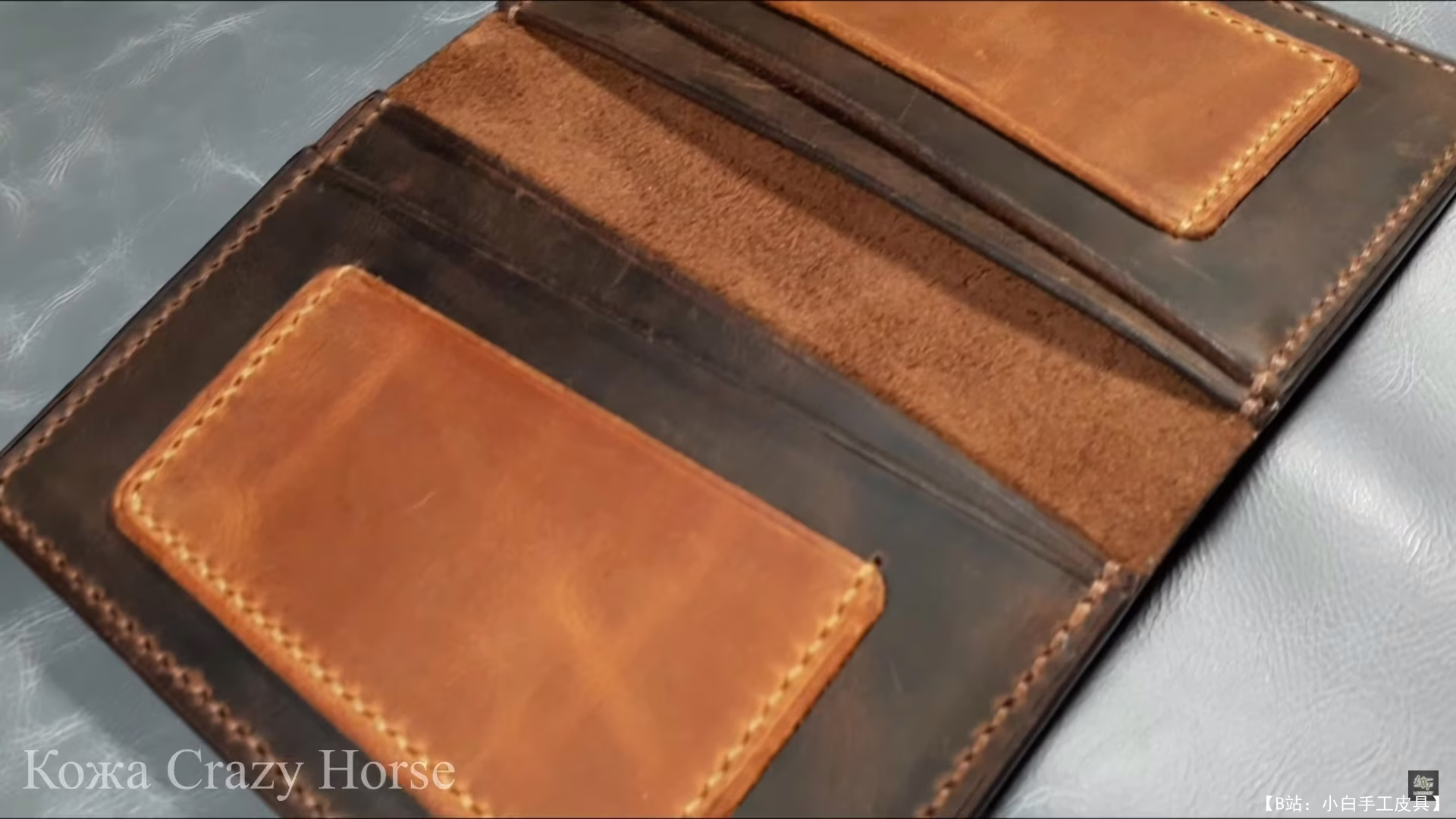 Leatart 免费版型男士钱包“Crose” - 2