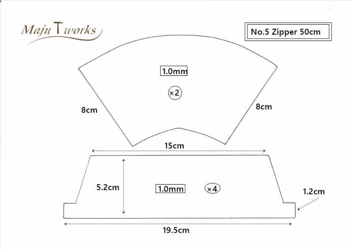 Maju T Works 的大钱包 2b 免费版型 - 1