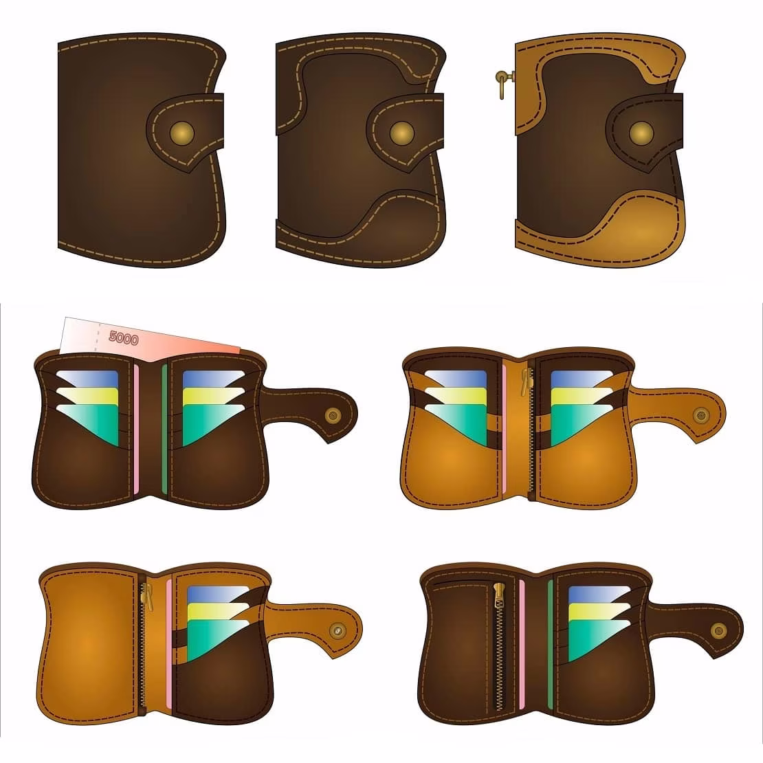 免费版型钱包蝴蝶 - 4