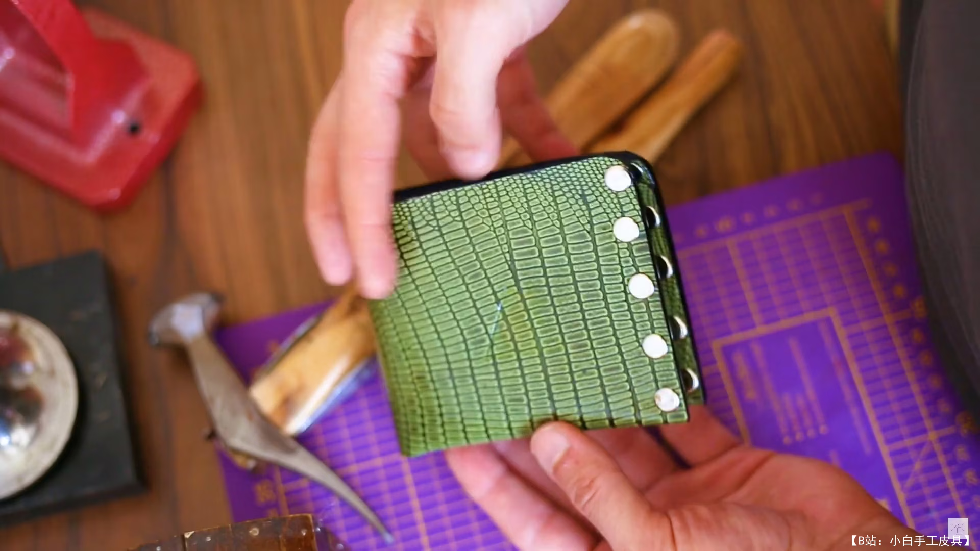 OKAPI 免费版型无缝皮革钱包 - 1