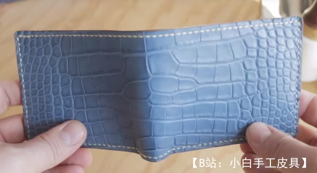 免费版型双折钱包 Hermes 鳄鱼皮 - 1